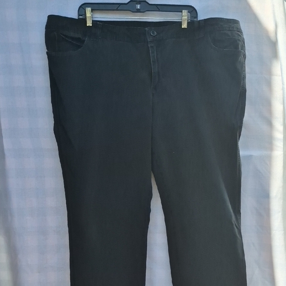 Lee Denim - Lee Classic Fit Dark Black Pants 26w Pre-owned